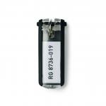 Durable Key Clip Black Ref 1957-01 [Pack 6]